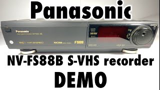 Panasonic NVFS88B DEMO [upl. by Clava]