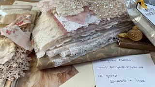 A beautiful Lace Journal Kit by Georganne and Andi [upl. by Swirsky]