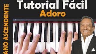 Adoro ARMANDO MANZANEROTutorial Piano [upl. by Jasper920]