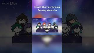 Teyvat Choir performing Passing Memories  Genshin Impact [upl. by Mccahill]