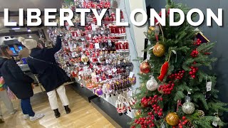 London Luxury Shop Liberty London Christmas [upl. by Jewelle]