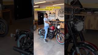 Royal Enfield Bobber 350 Exhaust Sound goanclassic350 shortsvideo [upl. by Delaryd936]