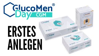 GlucoMen Day  neues CGMSystem  Anlegen Fakten und erster Eindruck [upl. by Akkahs]