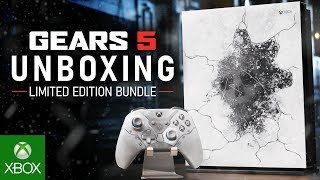 Unboxing the Xbox One X Gears 5 Limited Edition Bundle [upl. by Tiena]