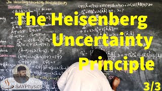 L213 The Heisenberg uncertainty principle step by step derivation [upl. by Rhianna]