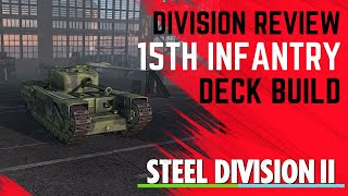 As COMMON as Commonwealth Gets 15th Infantry Deck Build and Review Steel Division 2 [upl. by Spiro423]