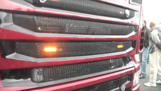 24H camions le Mans Scania R620 V8 Briards et Fils [upl. by Yentterb]