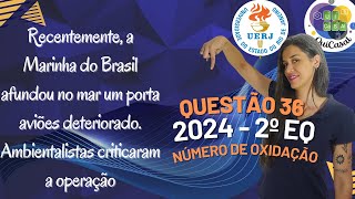 UERJ 2024 2º EQ  Recentemente a Marinha do Brasil afundou no mar um porta aviões deteriorado [upl. by Pelage]