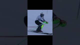 Thats how you ski Slalom in Levi edit skiing coldmoments [upl. by Camp]