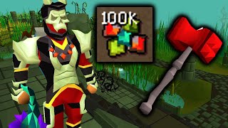 I got 100000 Zulrah Scales for Shamans GIM 57 [upl. by Georgena]