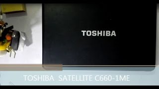 فك لاب توب Toshiba C660 full disassembly [upl. by Ahsikel]