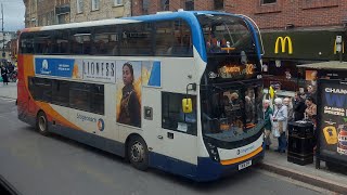 D2 to Daventry  Route Visual  Stagecoach Midlands [upl. by Rombert]