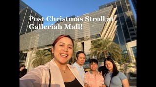 PostChristmas Stroll at Galleria Mall Abu Dhabi [upl. by Erdua]