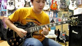 Epiphone Lp Custom Guitar With Seymour Duncan Pickup Clean Sound [upl. by Symer774]