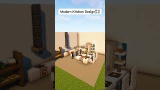 Minecraft Modern Kitchen Design  shorts [upl. by Etnovaj806]