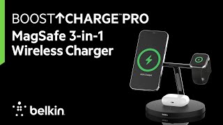 BOOSTCHARGE PRO MagSafe 3in1 Wireless Charger [upl. by Annodam]