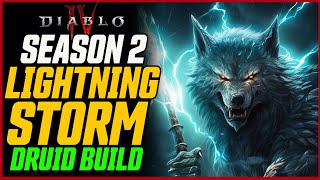 Nightmare 100 Made EASY Lightning Storm Druid is INSANE  Diablo 4 Lycanvolt 20 Druid Guide [upl. by Moyer]