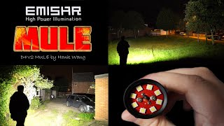 EMISAR D4V2 MULE  Worlds Brightest 18650 EDC flashlight [upl. by Ijneb]