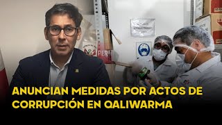 Qaliwarma Midis separa a trabajadores implicados en escándalo de corrupción y anuncia otras medidas [upl. by Fayre866]