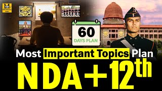 NDA Most Important Topics Study Plan  NDA Prepartion Plan with Class 12  Shubham Varshney SSB [upl. by Lacie]