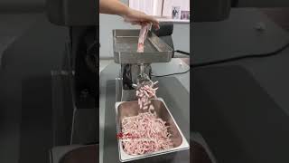 Meat grinder processes frozen meatA meat grinder manufacturer from China Welcome to contact me [upl. by Ennaul]