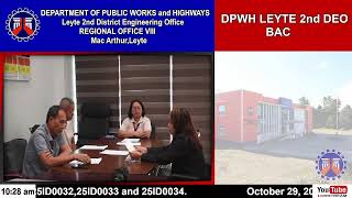 Procurement Livestream of Leyte 2nd DEO on October 29 2024 [upl. by Elwaine247]