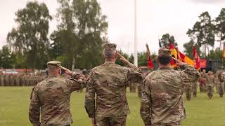 41st Field Artillery Brigade Change of Command Ceremony at Grafenwoehr [upl. by Ieluuk848]