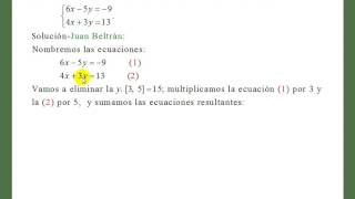 Sistemas de ecuaciones 2x2 Eliminación o reducción Baldor 1781 👀😺👍 [upl. by Kenley]