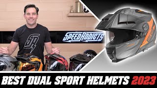 Best Dual Sport Motorcycle Helmets of 2023 at SpeedAddictscom [upl. by Kaslik]