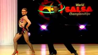 On 2 Division  Petya Mukova amp Alfredo Torres World Salsa Championships Bulgaria amp Cuba [upl. by Ahseirej]