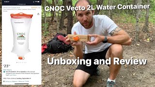 CNOC Outdoors Vecto 2L Water Container Review and Unboxing [upl. by Rowland70]