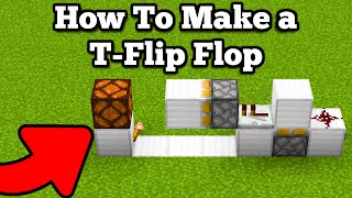 How To Make A TFlip Flop in Minecraft 2024 [upl. by Norvol17]