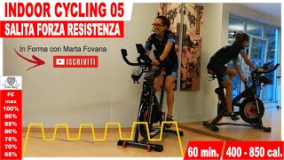 Salita Forza Resistenza SFR  Indoor Cycling Workout  60 minuti di Spinning  Lezione 05 [upl. by Yahc144]