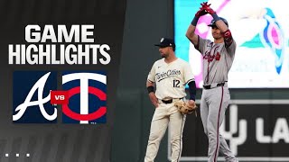 Braves vs Twins Game Highlights 82824  MLB Highlights [upl. by Aeneg]