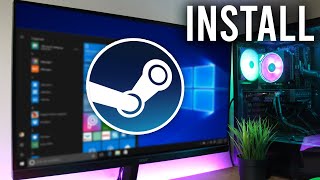 How To Download Steam On Windows 10 amp Mac  Install Steam [upl. by Ymar366]