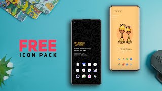 10 Absolutely FREE Icon Packs in 2021  Best Icon pack For Android 2021 [upl. by Margy]