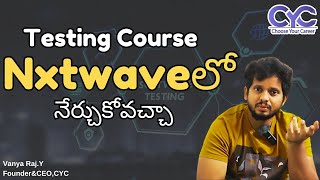 NxtWave  CCBP 40 Certification Programs  Testing Course in Hyderabad  Java Course in Hyderabad [upl. by Yentruoc]