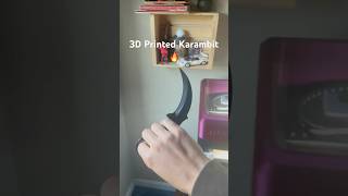 The karambit knife…valued for its curved blade and functionality in close combat 3dprinted shorts [upl. by Willcox]