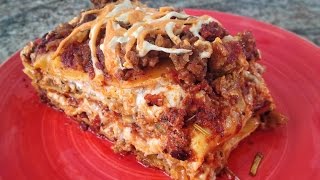 Lasagna with Meatless Sauce  Meatless Monday Week 36 [upl. by Anaejer]