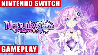 Neptunia Sisters VS Sisters Nintendo Switch Gameplay [upl. by Enelyw]