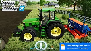 How To Play Farming Simulator 22 Android  Gameplay amp Download [upl. by Tilla530]