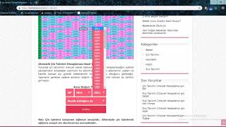 Çin Takvimi Cinsiyet Hesaplama [upl. by Constantin]