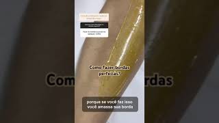 Como fazer bordas perfeitas [upl. by Nevsa]