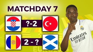 UEFA EURO 2024 Qualifiers Matchday 7 Predictions amp Betting Tips  Thursday Games  Spain vs Scotland [upl. by Aicela]