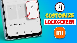 How To Customize Lock Screen Clock Format On Xiaomi Phones  Change Clock Font on MIUI Lock Screen [upl. by Jt]