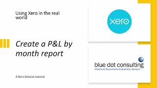 How to create amp modify a monthly Profit amp Loss report in Xero and use it for next years budget [upl. by Ailev]