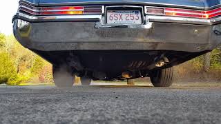 Waldron Exhaust Mild Impostor dual system on 1972 Buick Electra [upl. by Ahsital]