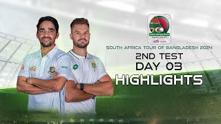 Bangladesh vs South Africa Highlights  2nd Test  Day 3  South Africa tour of Bangladesh 2024 [upl. by Dusty864]