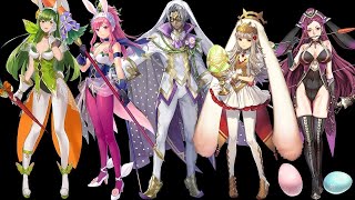 Fire Emblem Heroes Voice Clips  Regal Rabbits Palla Marisa Bruno Veronica Loki [upl. by Norby]