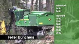 Feller Buncher John Deere Forestry [upl. by Intruok]